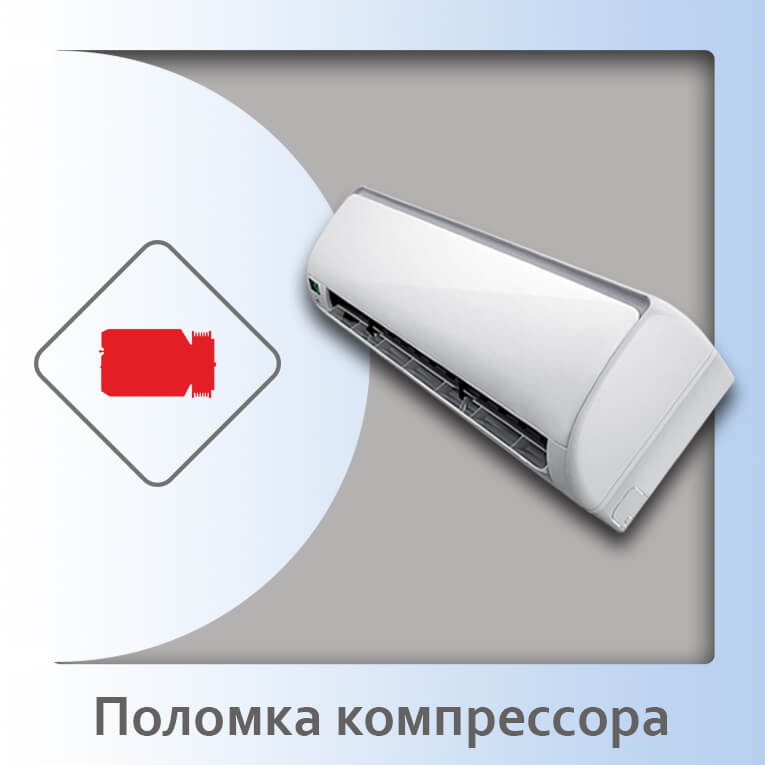 поломка компрессора
